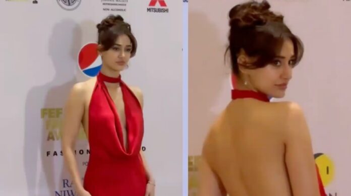 Disha Patani: Actress plants her curvy figure in backless red gown look