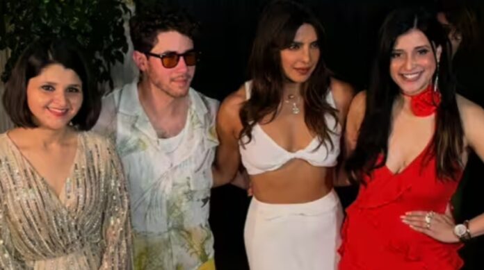 Mannara Chopra: Priyanka Chopra at Cousin Birthday Bash with Nick Jonas