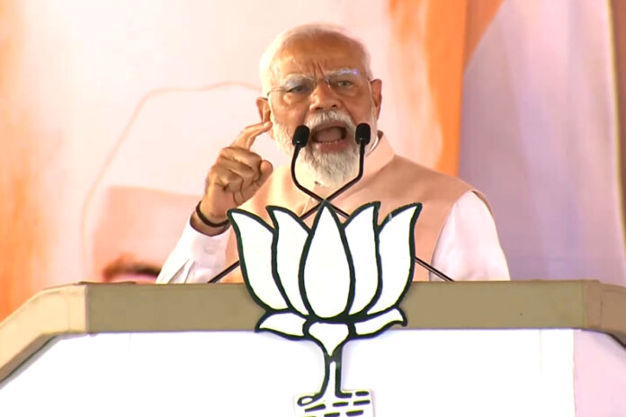 PM Modi Meerut Rally: PM Modi said- no matter how big the corrupt person is, action will be taken