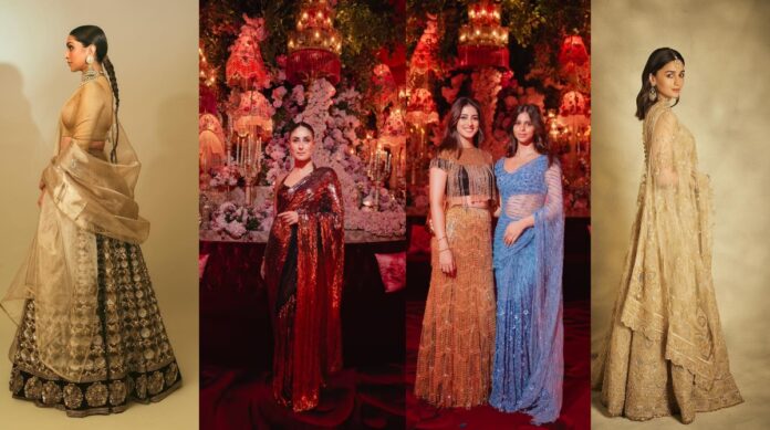 Anant-Radhika Wedding: Kareena to Janhvi Kapoor all bollywood Celebs awesome look in Ambani Party