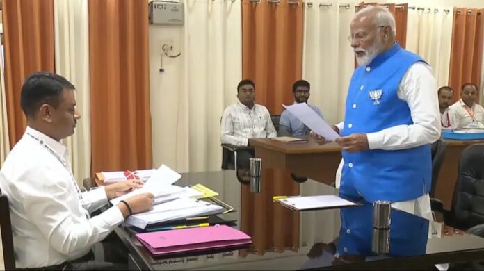 loksabha-election-2024 PM Modi files nomination