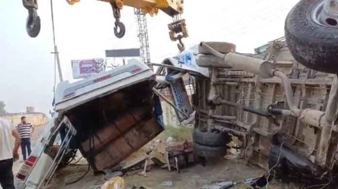 bus-accident in ambala-7-dead-25-injured