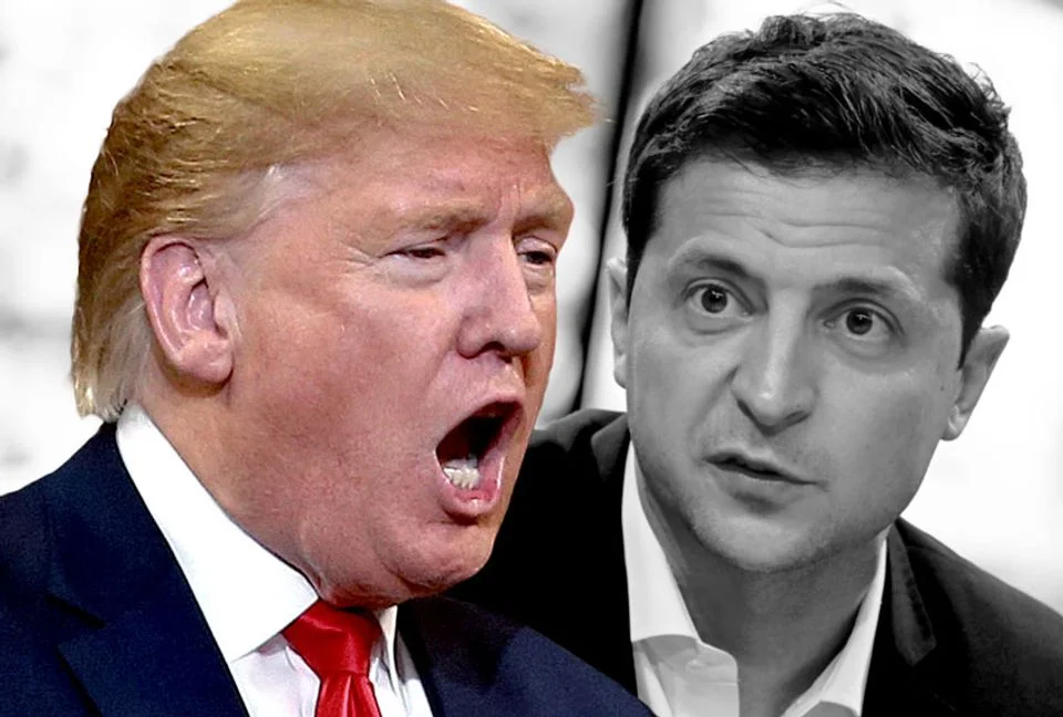 Donald Trump and Zelensky 