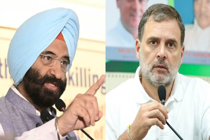Rahul Gandhi apology for Sikh genocide is political sham Manjinder Singh Sirsa