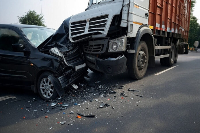 Road Accident 876 Road Accident 5 killed in car collision with truck in Patna