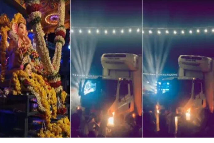 Road Accident 9087 Road Accident Truck rams into Ganesh immersion procession 8 killed