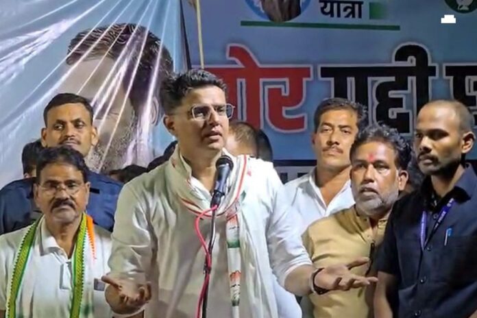 Chhattisgarh Sachin Pilot accuses BJP and Election Commission