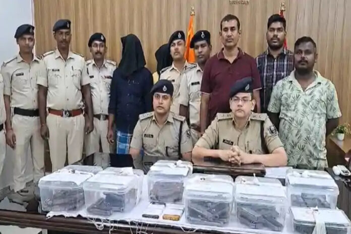 Bihar Crime Mini gun factory busted in Munger weapons cache recovered