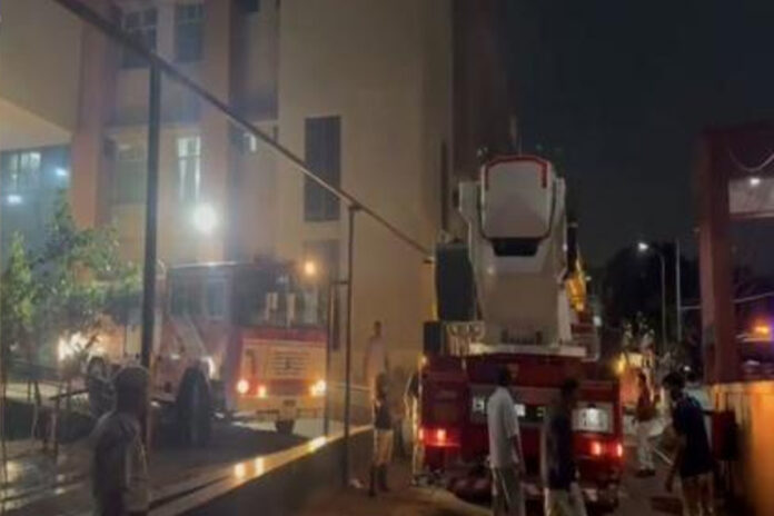 SMS Hospital Fire 8 patients died