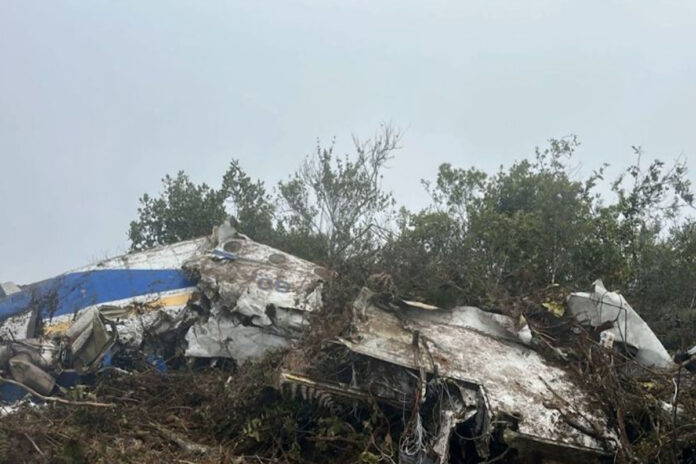 plane crashed in Colombia